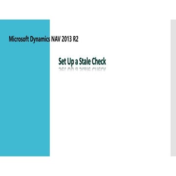 Stale check