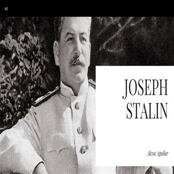 Joseph Stalin Ambition | PDF