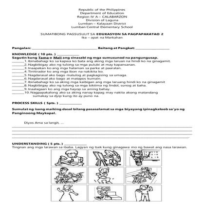 Esp 2 activity sheet q4 w1