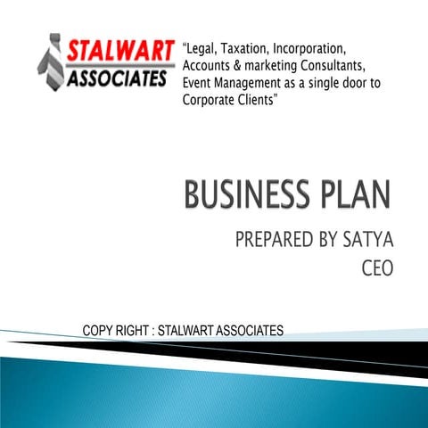 Stallwart business preposal