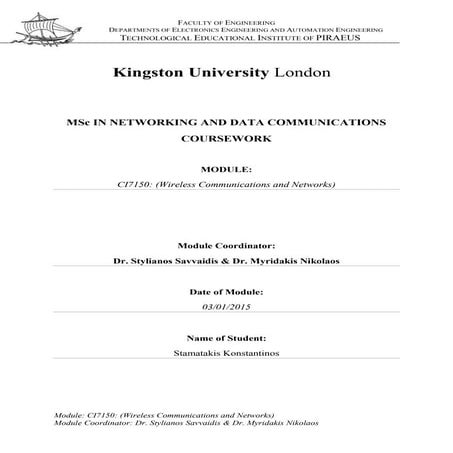 Co-channel and adjacent-channel interference evaluation of an outdoor telecom...