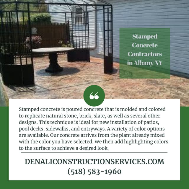 Stamped Concrete Contractors in Albany NY | PDF