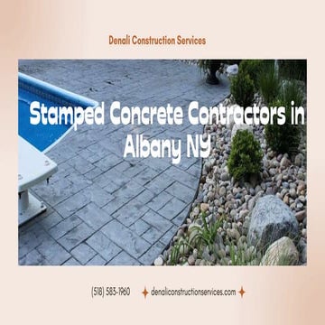 Stamped Concrete Contractors in Albany NY | PPTX