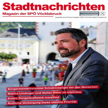 Stadtnachrichten SPÖ Vöcklabruck September 2021