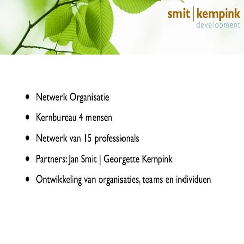 Standaard presentatie smit | kempink development 