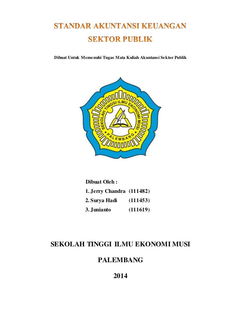 Standar Akuntansi Keuangan Sektor Publik