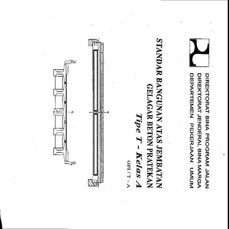 Standar Bangunan Atas Jembatan Gelagar Beton Pratekan Tipe T Kelas A.pdf
