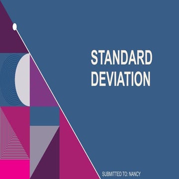 Standard deviation