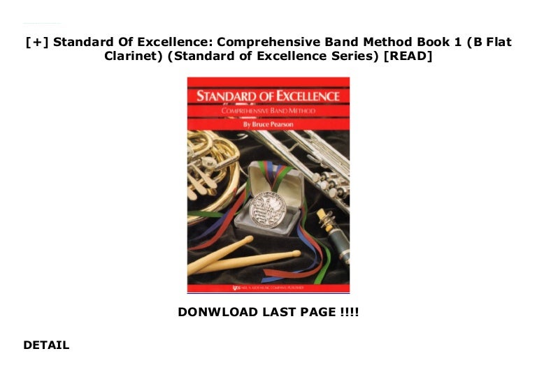 Standard Of Excellence Comprehensive Band Method Book 1 (B Flat …