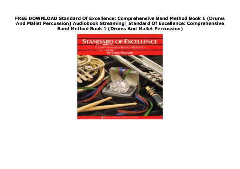 FREE DOWNLOAD Standard Of Excellence Comprehensive Band Method Book