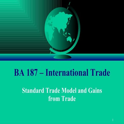 Standard Trade Model