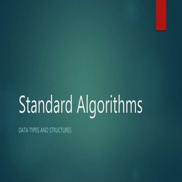 Standard Algorithms | PPT