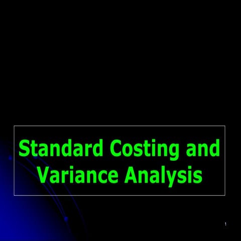 Standard Costing and VA.ppt