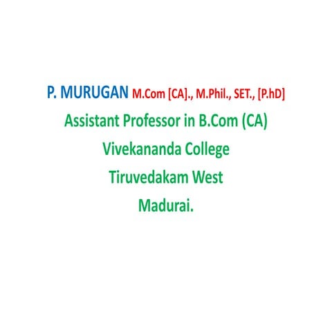 Standard costing PPT