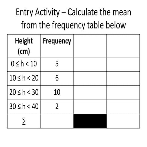 Standard deviation lesson | PPTX