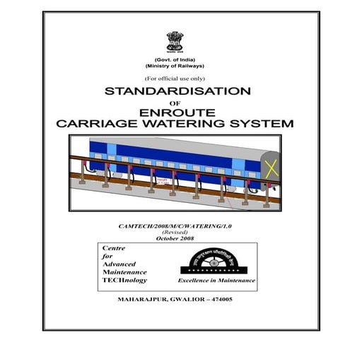 Standardisation of enroute carriage watering system