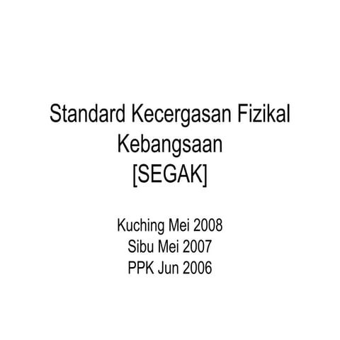 Standard Kecergasan Fizikal Kebangsaan (SEGAK): Panduan Lengkap Ujian ...