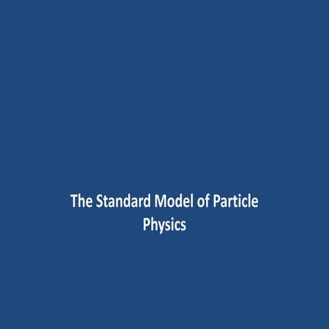 Standard Model .ppt