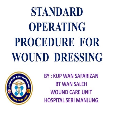 Wound dressing ppt | PPT