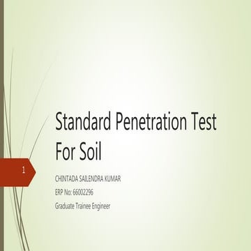 Standard penetration test