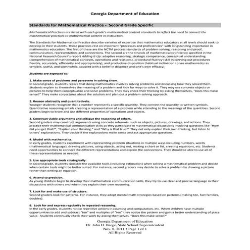 Standards for Mathematical Practice | PDF