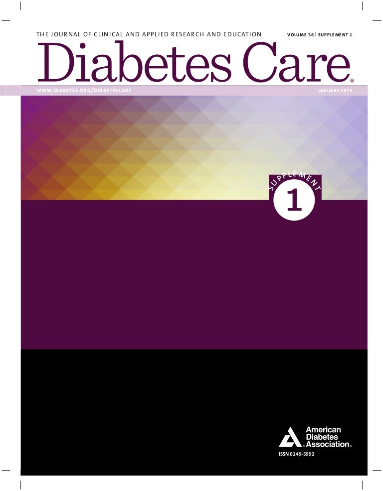 Standards of medical care in diabetes—2015