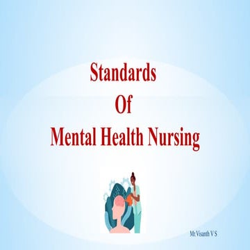 Unit-2: Standards of Mental Health Nursing.pptx