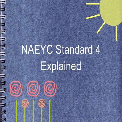 NAEYC Standard 4 Presentation - Sarah Breeden