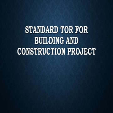 Standard TOR for Building and Construction Project.pptx