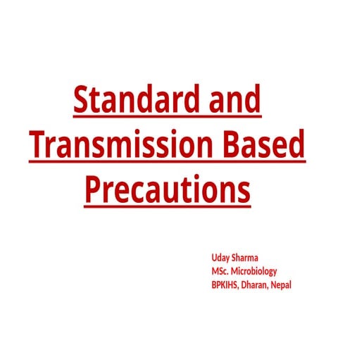 Standard Transmission based precaution.pptx