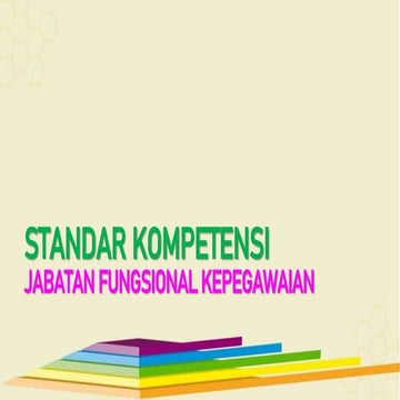 Standar kompetensi jfk