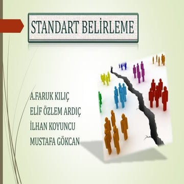 Standart belirleme
