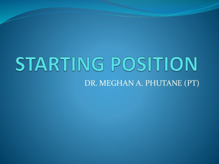 Standing fundamental position