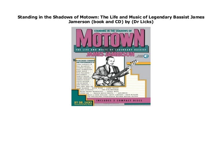 Standing In The Shadows Of Motown The Life And Music Of Legendary Ba
