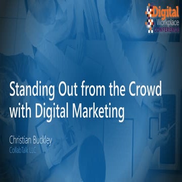 Standing Out from the Crowd with Digital Marketing