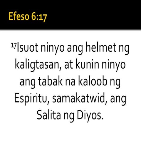 Standing Strong Sermon 7 (Tagalog)