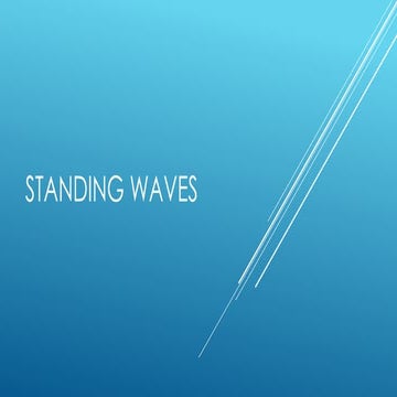 Standing waves