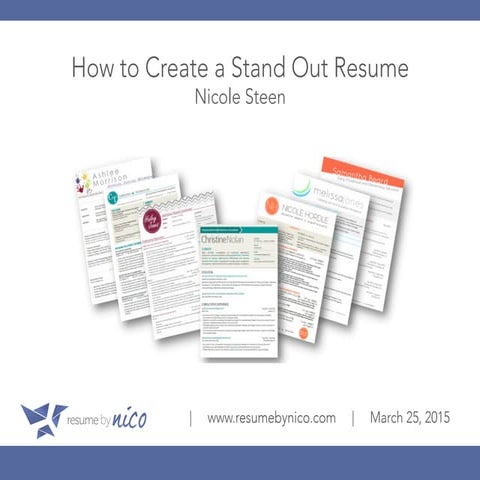 How To Create a Stand Out Resume