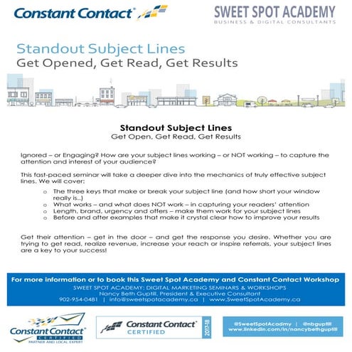 Standout Subject Lines