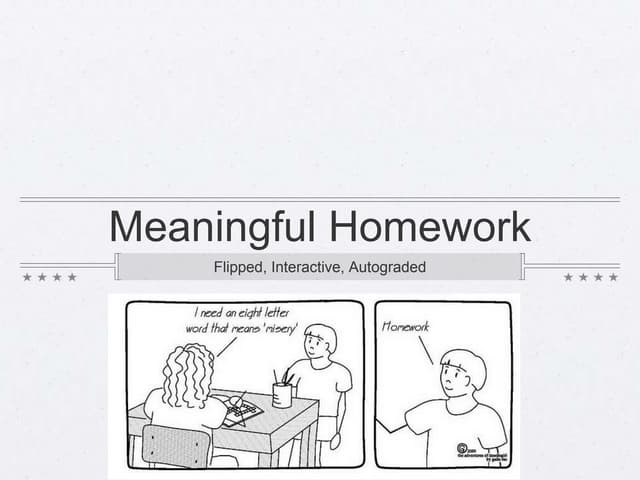St andrew's  meaningful hw homework