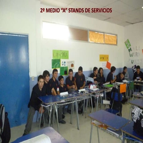 Stands de servicios 2º medio a