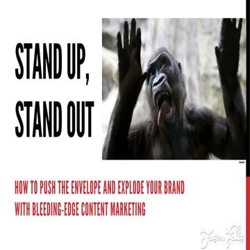 Stand Out: How To Push the Envelope and Explode Your Brand with Bleeding Edge...