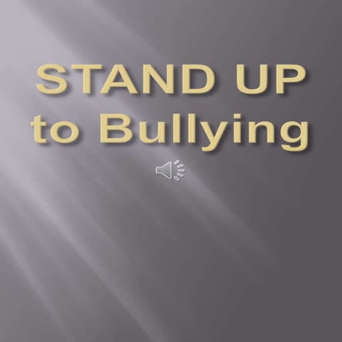 Stand up to bullying week