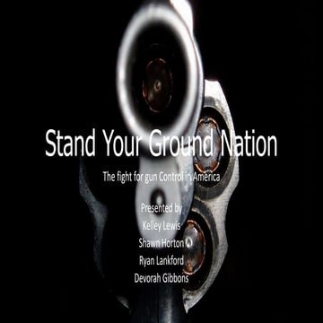 Stand Your Ground/Gun Control Presentation
