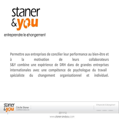 Présentation Staner&You