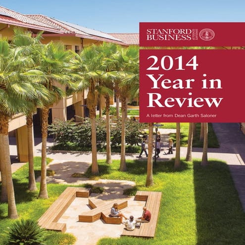2014 Year in Review | Stanford Graduate School of Business