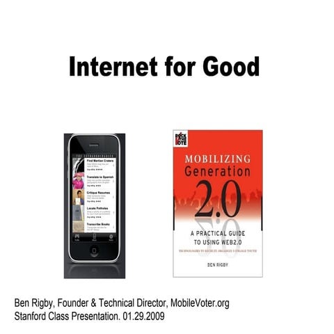 Stanford Computer Science for Social Good Presentation