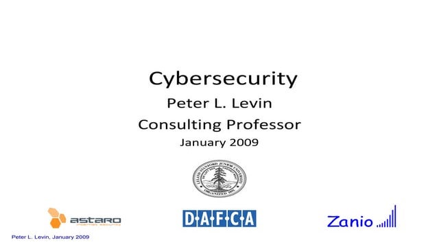 Stanford Cybersecurity January 2009
