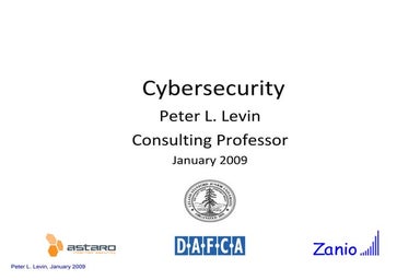 Stanford Cybersecurity January 2009