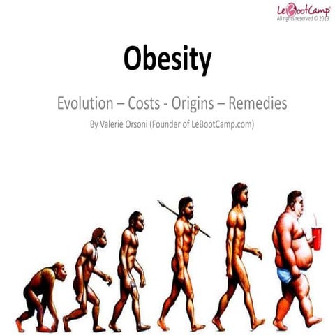 Presentation on the Obesity Epidemic - Stanford Hospital - March 2013